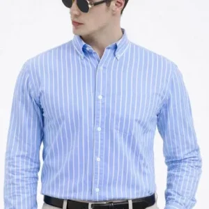 SkyLine Classic Striped Shirt – Elegant. Refined. Enduring Style